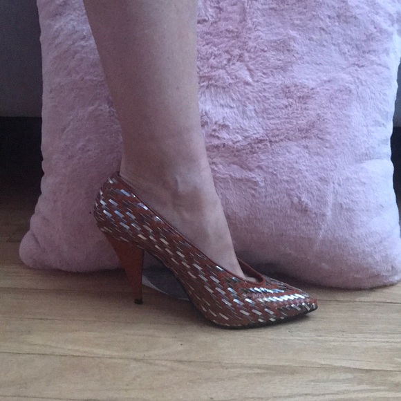 QC Vintage 80’s High Heels. Size 6 1/2 - Picture 5 of 5